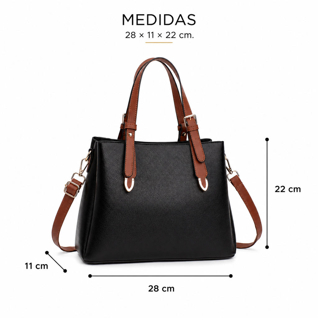 Cartera Aurelia Lisboa de Hombro con Correa Regulable
