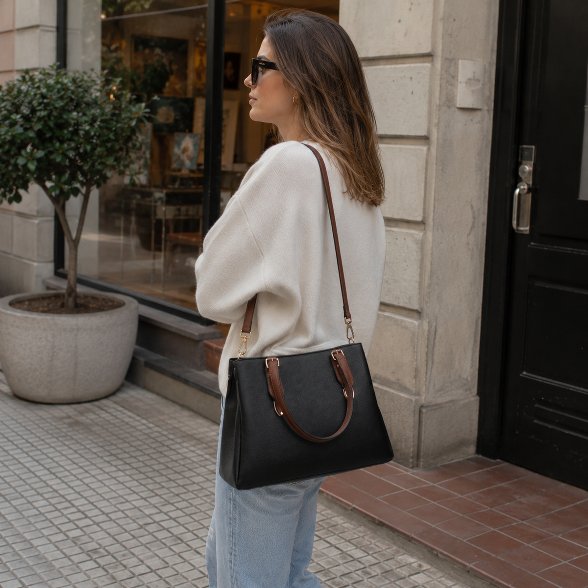 Cartera Aurelia Lisboa de Hombro con Correa Regulable
