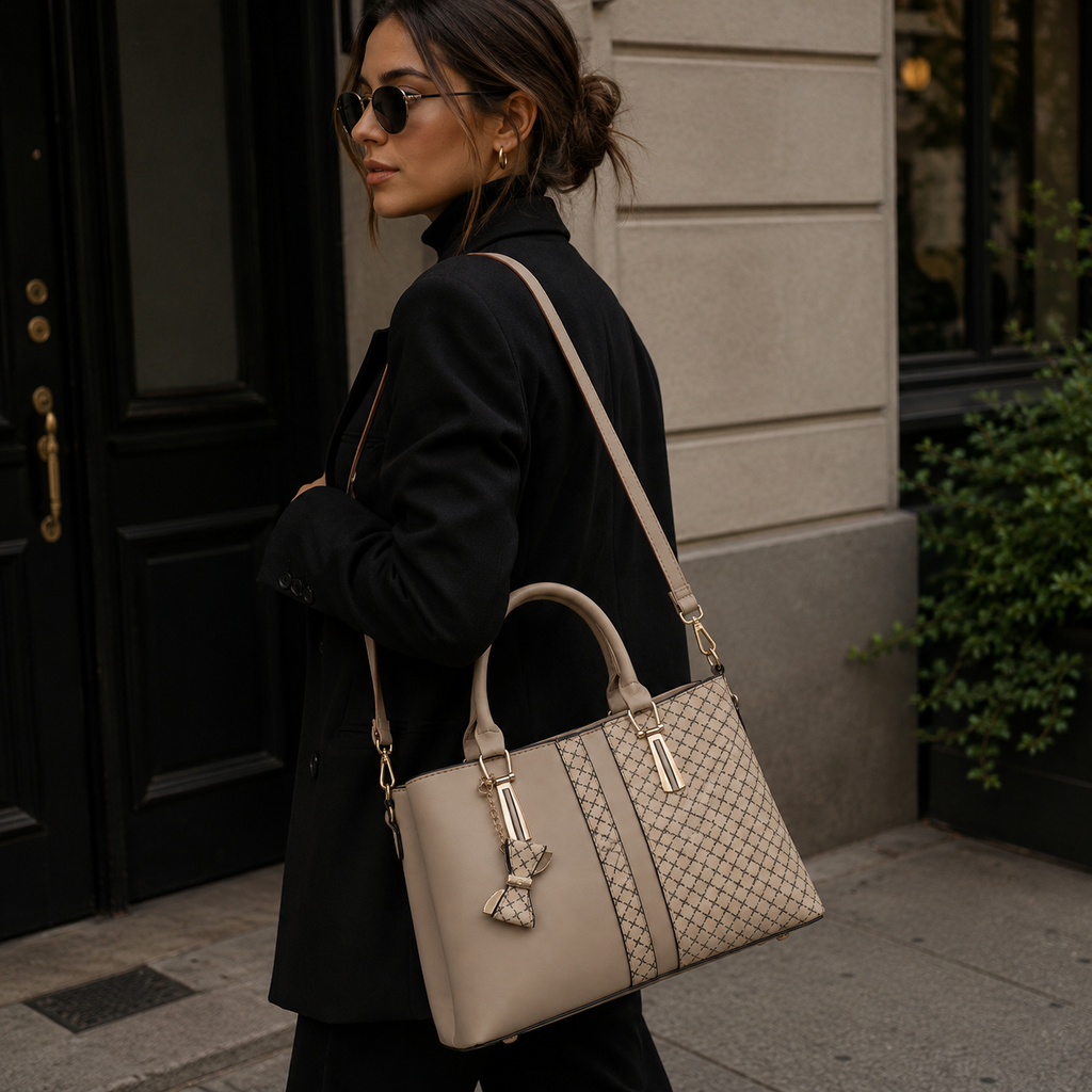 Cartera Aurelia Milano de Hombro con Correa Desmontable