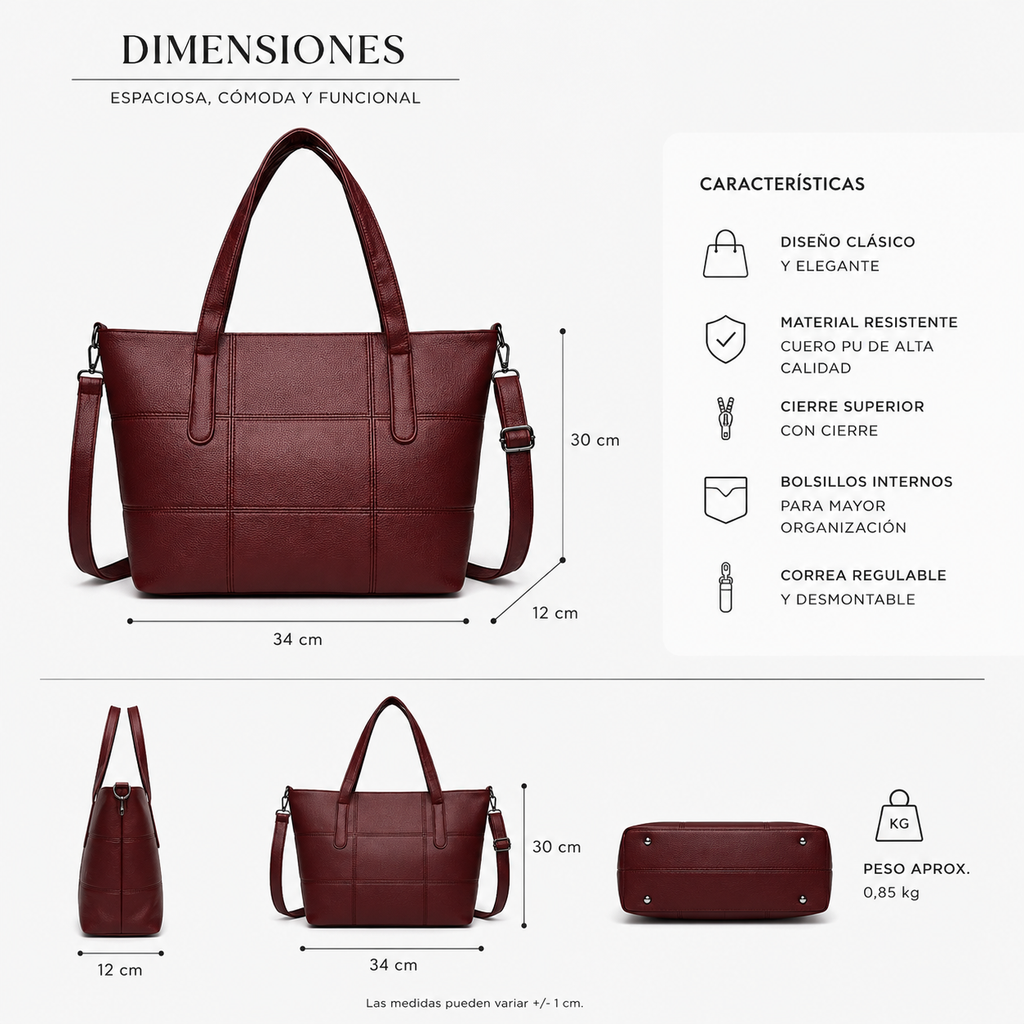 Set Aurelia Paris Cartera Tote + Bandolera