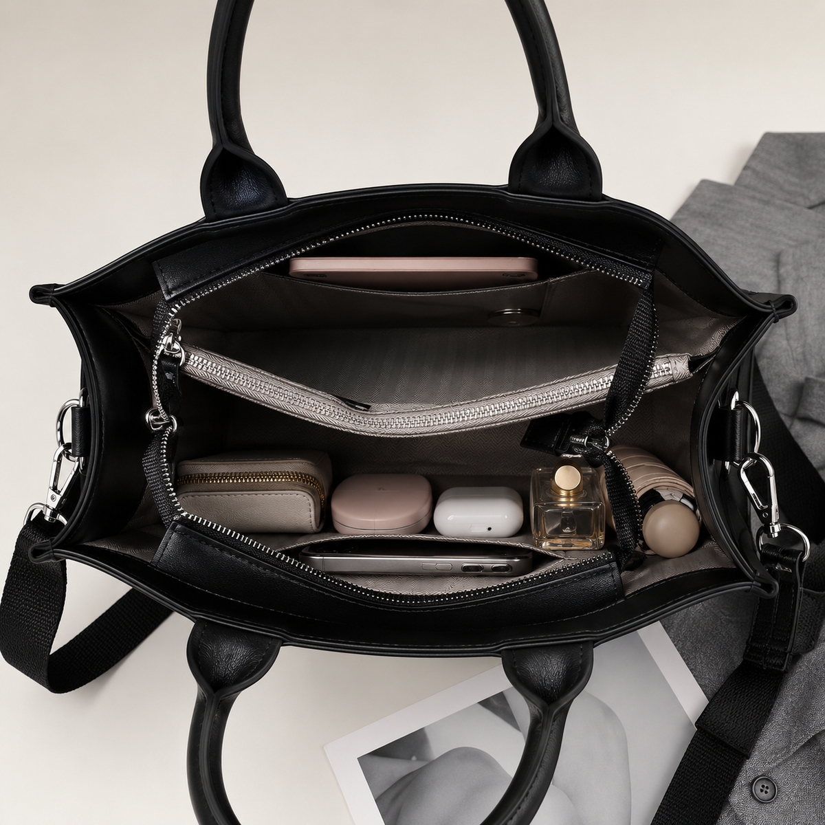 Cartera Aurelia Berlin Tote con Correa Desmontable