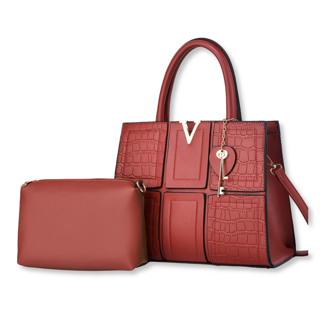 Cartera Aurelia Venecia con Neceser y Correa Desmontable